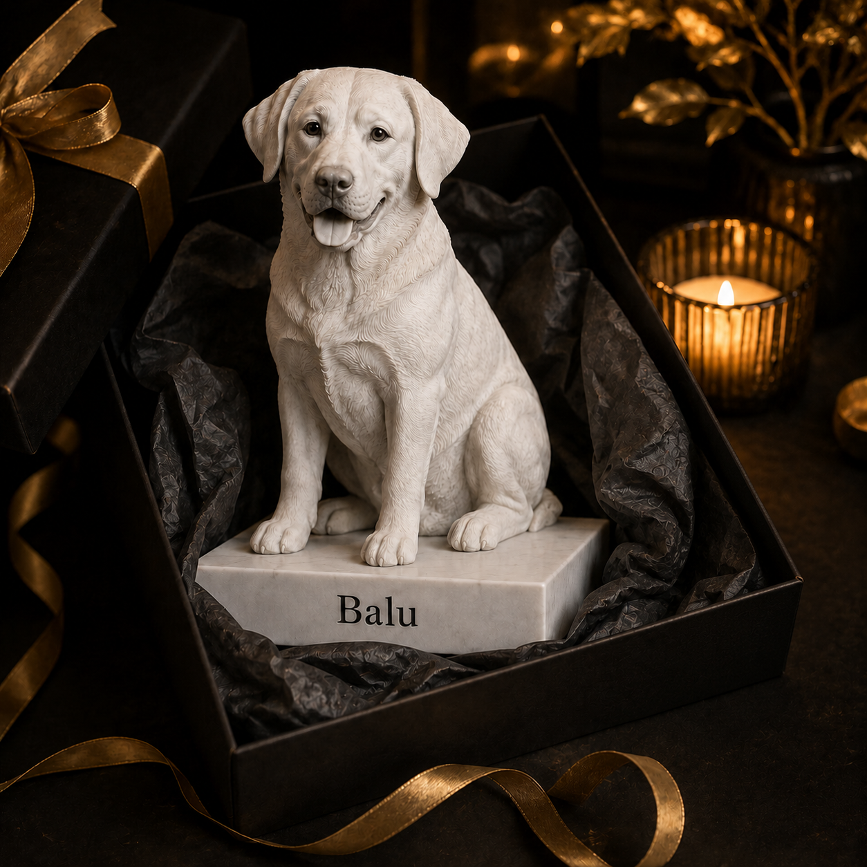 Personalisierte Hunde-Figur als hochwertiges Geschenk für Hundebesitzer